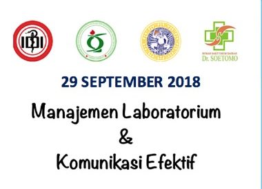 [Informasi Seminar] Manajemen Laboratorium dan Komunikasi Efektif